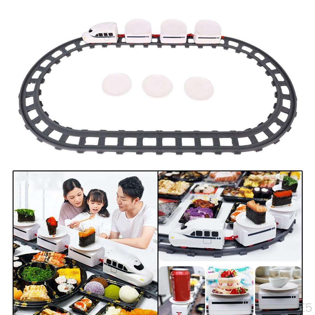 Electronic Classic Train Set Revolving Electric for Kids Boys Girls Age 5+ Birthday Gifts