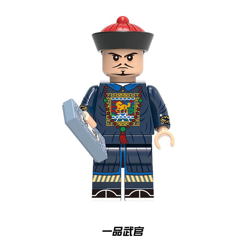 Product Xinhong X0329 Ancient Chinese Series Of Civil And Military Officers And Soldiers Children'S Figurine Assembled Building Block Toys