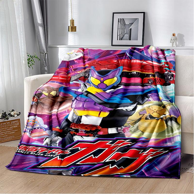 Sugar Man K-Kamen Rider GAVV Blanket Elastic Soft Candy Knight Full Storage Soft Warm Bedding Children's Gift throw blanket