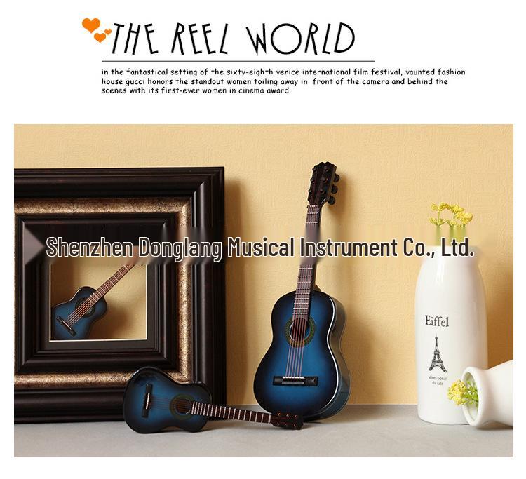 Mini Cutaway Classical Guitar Figurine - Folk Doll Instrument for Birthdays, Graduations, or Christmas Gifts for Adults
