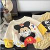 Disney Cute Children's New Fashion Cartoon Three-dimensional Mick Doll Casual and Versatile Cotton Short-Sleeved T-Shirt Top
