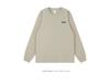 Unisex Retro Minimalist Letter Print Long Sleeve T-shirt