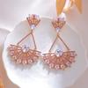 Geometric Hoop Earrings For Women With Gold Plating Retro Style Fashion Jewelry