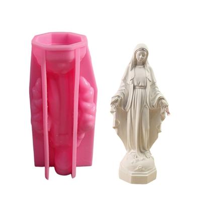 Creative Candle Holder Sturdy Silicone Mould for Customized Designs Smooth Surfaces Portable and Practical Craft Supplies