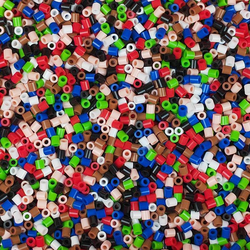 Non-Toxic 5Mm Iron Beads 1000Pcs Pixel Puzzle Iron Beads Mix Colors For Kids Hama Beads Diy High Quality Handmade Gift Toy
