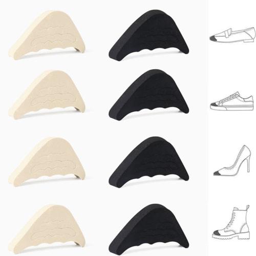 Horizon Mega Toe Cushions, Pack of 4, Toe Pads, Shoe Size Adjustment Insoles, Prevents Blisters and Slip-Ons for Men and Women