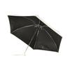 Francfranc Compact Piping Folding Sun and Rain Sunshade Umbrella, 47cm, Ivory, Umbrella, Lightweight,