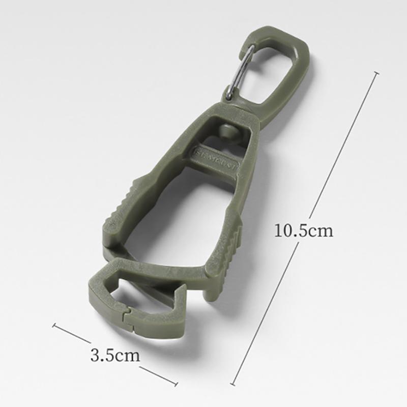 

Outdoor Climbing Bottle Hanging Buckle - Durable Outdoor Tool Multi-Purpose Plastic Hook Clip for Nylon Work Gloves Safety Clip