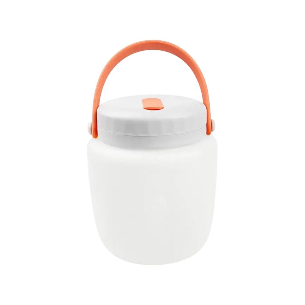 1000ML Portable Outdoor -Keeping Silicone Sealed Kettle Silicone Ffresh-Keeping Bag -Keeping Ice Food Storage Box