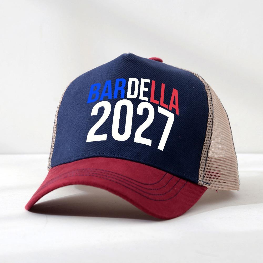 2027 Bardella Collection Baseball Cap President Election France Women Men Hip Hop Hats Summer Mesh Breathable Trucker Hat