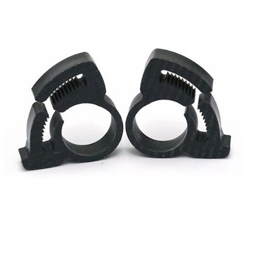10 Pack Nylon Heavy Duty Double Gripping Black Snap Grip Nylon Plastic Hose Clamps  Tubing/Hose