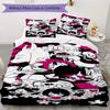 Undertale Pattern Bedding,Quilt Set Quilt Cover Pillowcase Home Birthday Gift (1*duvet cover+2*pillowcase,without core)XSJT0917204