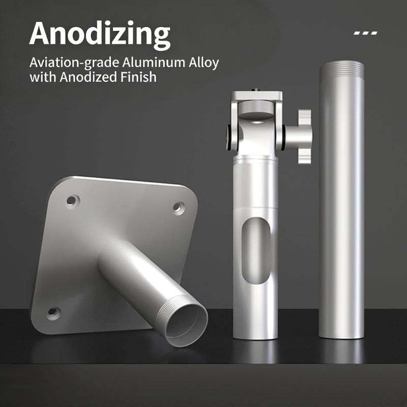 Projector Ceiling Mount Bracket With 1/4Inch Thread For Most Projectors Heavy Duty Metal Construction 10KG Capacity