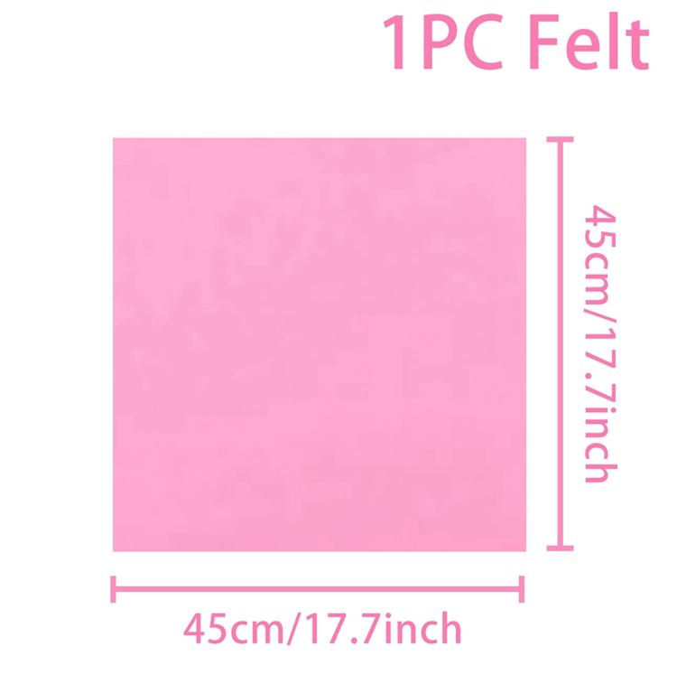 

Мягкая фетровая ткань, нетканый фетровый материал, 45 см * 45 см * 2 мм, лист, пэчворк, сделай сам, швейные куклы, ремесла, аксессуары, материал толщиной 2 мм L