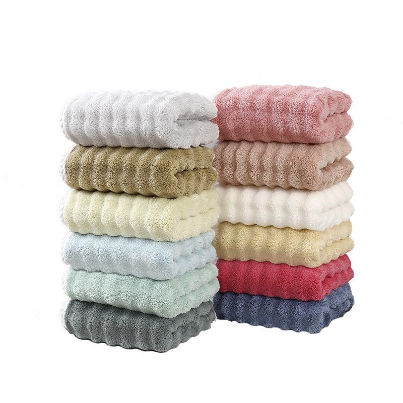 New Summer Coral Velvet Bubble Towel Wrapped In Multi-color Face Towel Soft and Absorbent Facial Towel Not Easy To Shed