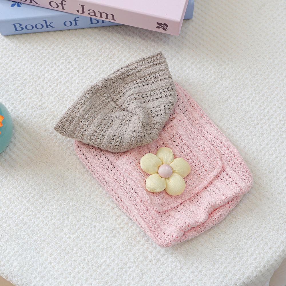 Two Legged Pet Knitted Hoodie Hollow Out Dog Pullover Fashion Dog Base Sweater  for Indoor Outdoor