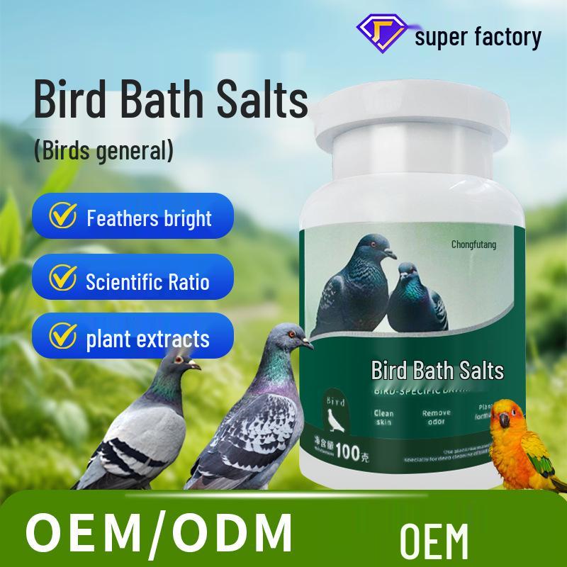 

Травяная дезодорирующая соль для ванн для голубей, попугаев и птиц - Охлаждающий эффект для разведения и гонок Henan