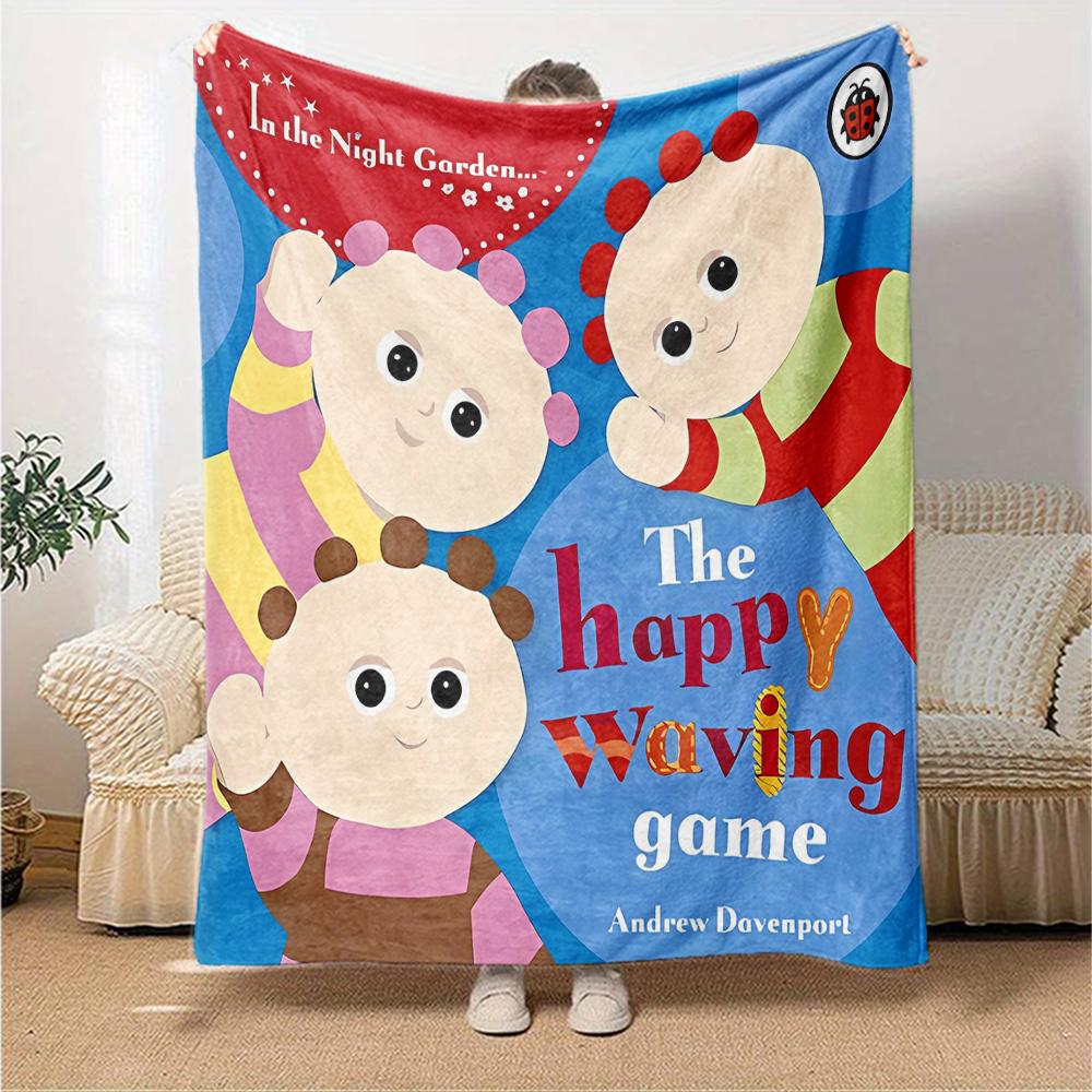 1pc In the Night Garden2 Blanket, Gift, for Men and Women, Soft Blanket, Good for Sofa Bed Couch Travel, Lightweight Flannel Blanket