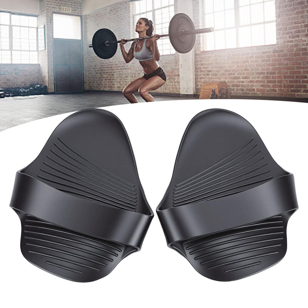 1 Pair Anti Slip Workout Grips Ergonomic Rubber Hand  or Grips for Weight Lifting Pull Ups Gym Training and Exercise