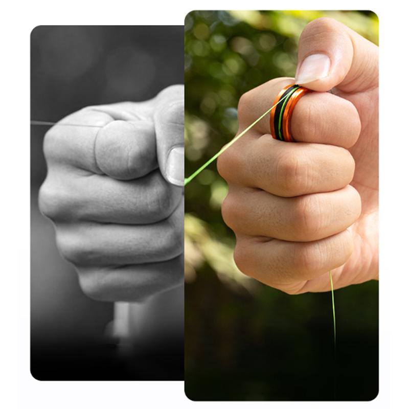 1Pc Aluminum Alloy Fishing Tool Fishing Line Puller With Anti-Slip Rubber Ring Fast Line Cutting For Easy Line Pulling Loop
