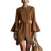 Ladies' Casual  Tassel Flared Sleeve Long Sleeved Dress