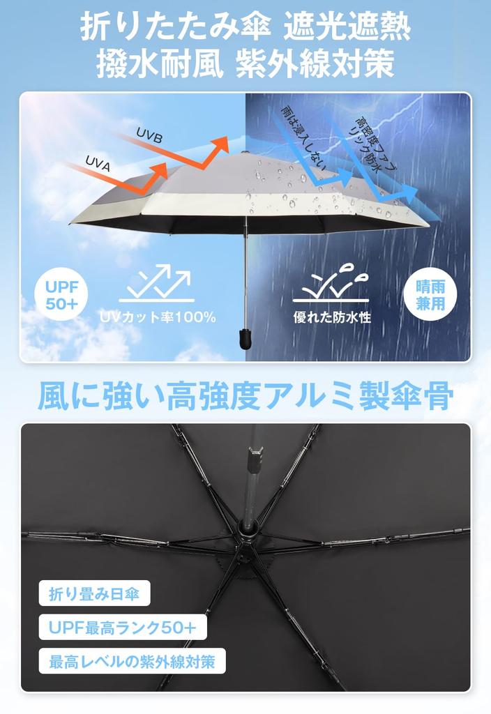 Folding Parasol for JIS Light Lightweight 26cm Folding Umbrella for Automatic Suitable for Sun and Perfect Gift for or Any [New 2025, Certified, 100%