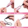 Electric Professional Nail File Kit, Manicure, Pedicure, Polishing, Shaping Tools, Portable Electric Nail Sharpener