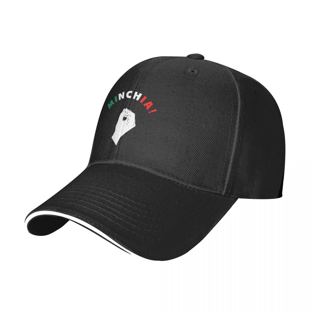 Cheap Minchia With Hand Gesture Funny Italian Slang Baseball Cap
