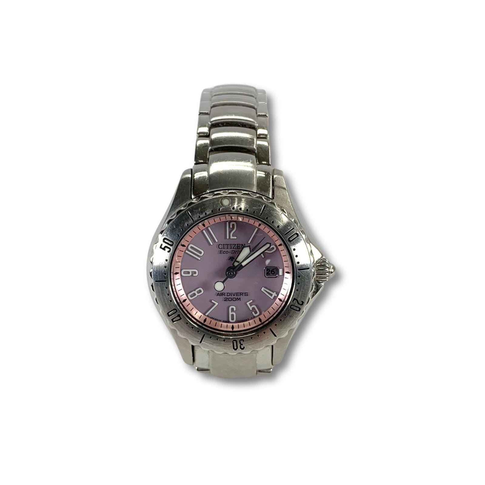 Использованные 6/12РаспродажаCITIZEN Citizen Promaster Часы на солнечной батарее Air Divers Eco Drive E068-T005829