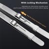 Professional Stainless Steel Tweezers Set, Multi-Purpose Precision Tweezers for Jewelry Making, Electronics Repair, Lab & Craft