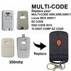EZ CODE Garage Remote Control 300Mhz Door Opener Replacement Garage Door Remote  Security