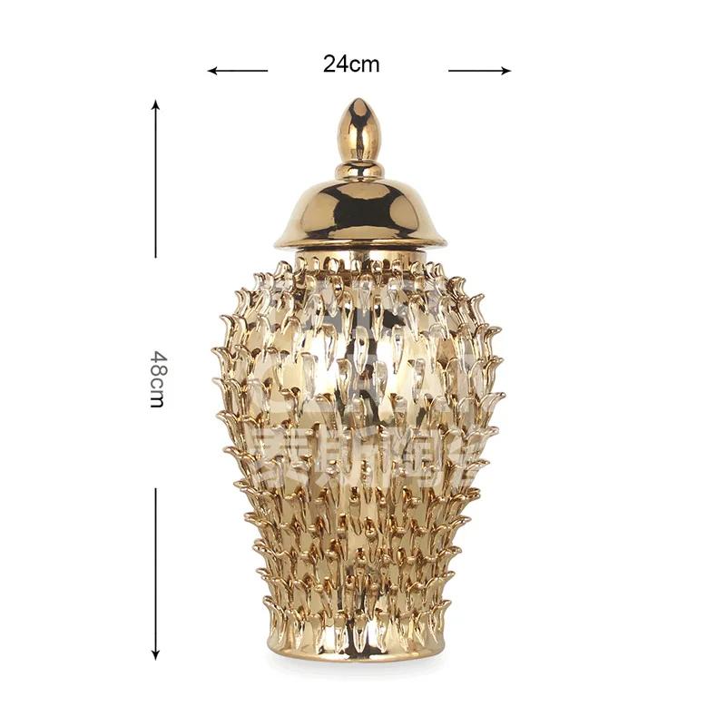 Large ceramic general jar home decoration vase ornaments porcelain vase tabletop decorations ceramic vase home decoration