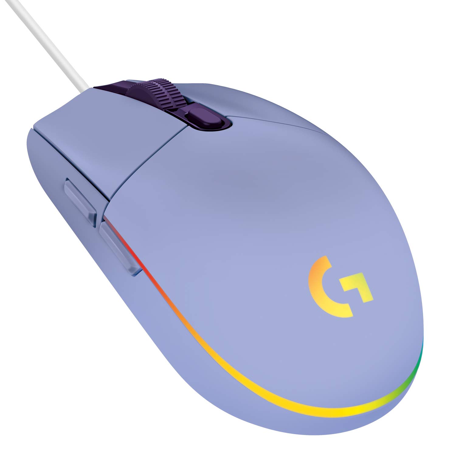 

Logitech G Gaming Mouse G203 Wired Gaming Mouse USB Connection Lightweight 85g LIGHTSYNC RGB 6 Program Buttons Lilac PC windows mac Fantasy XIV