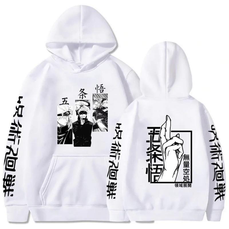 Jiu-jitsu Kaisen com capuz estampado animeHoodie