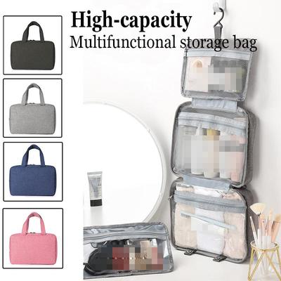 Folding Travel Hanging Toiletry Makeup Cosmetic Bag Waterproof Men Women Storage