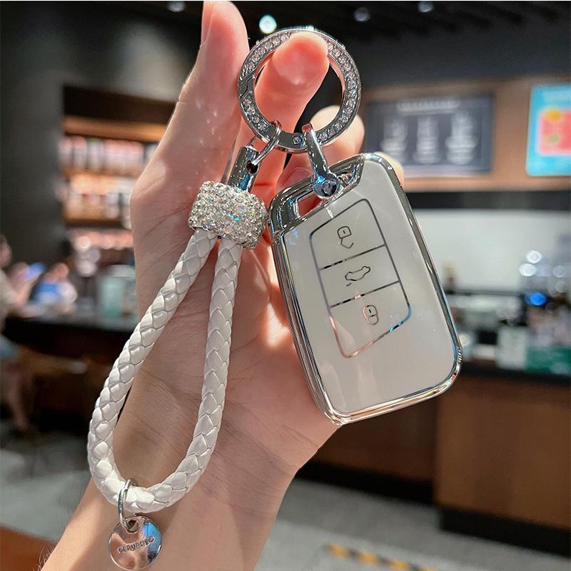 Volkswagen Key Case for Lavida, Sagitar, Tayron X, Golf, Lamando, Passat, Magotan, Tiguan L