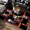 Heavy Metal Rockband Porträt Teppichboden Musikfan Rutschfester Rechteckiger Bodenläufer Rockstil Schlafzimmer Spielzimmer Heimdekoration Teppich