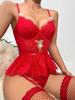 European & American Lace Embroidered Lingerie Set: Sexy Valentine's Day Temptation