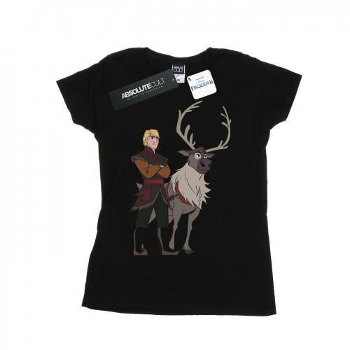 

Disney Womens/Ladies Frozen 2 Sven And Kristoff Cotton T-Shirt XXL білий