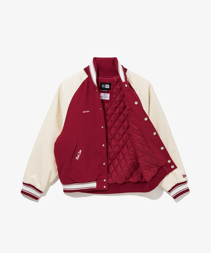 New Era Ap Mlb Raglan Varsity Jk53 Bosred Red