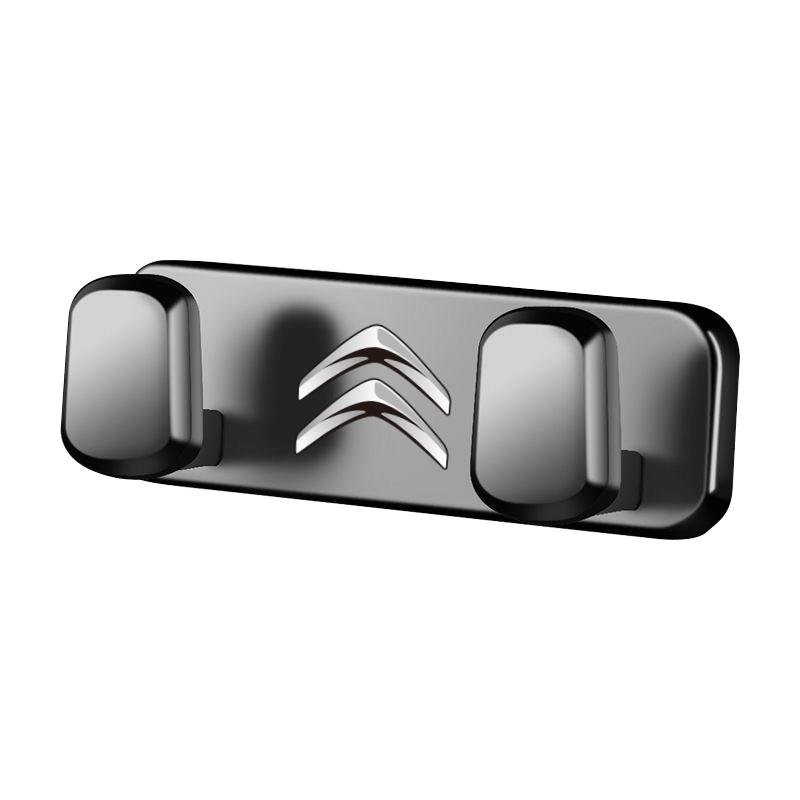 

Car Interior Metal Hooks Self-adhesive Storage Hanger For Citroen C5X C3 C4 Aircross Picasso Cactus Celysee e-C3 e-C4 C6 C1 C2 темно-сірий колір
