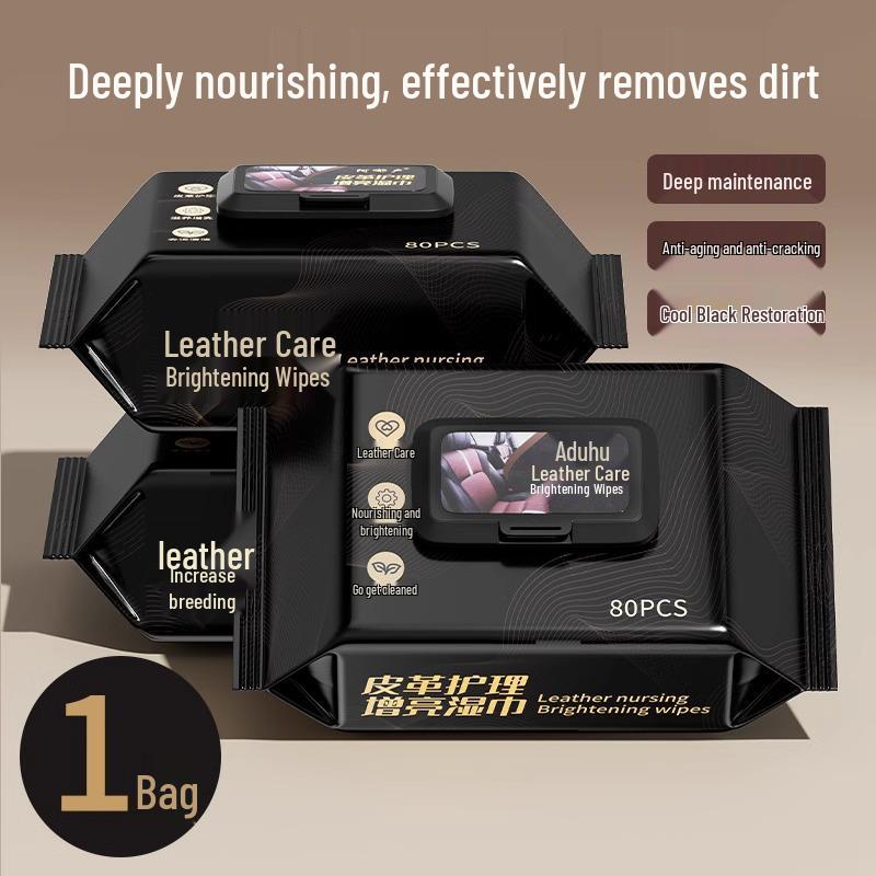 

Multifunctional Car Interior Leather Cleaning Wipes Value Pack