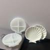 Creative Shell Silicone Mold DIY Scallop Coaster Jewelry Storage Tray Handmade Resin Plaster Mould For Home Decor