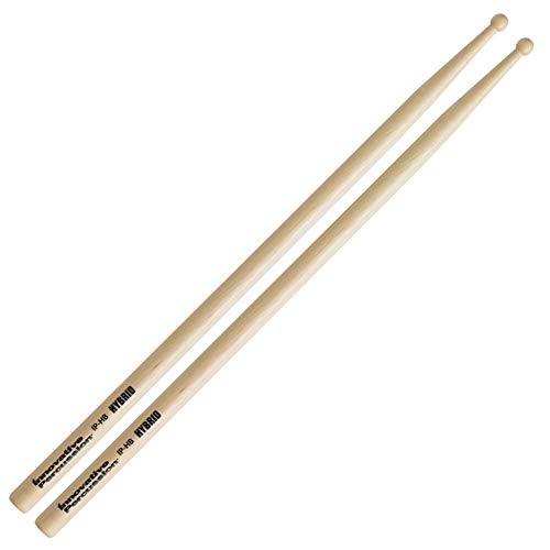 Innovative Percussion Innovation Series Snare Sticks [IP-HB] Hybrid Hickory (1 Pair)