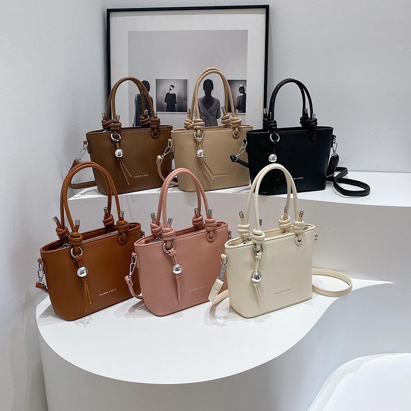 IELGY Retro Bucket Bag Simple Shoulder Crossbody Handbag