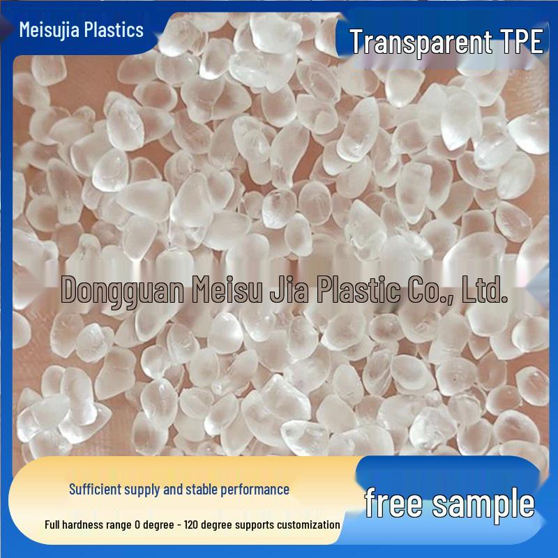 Průhledné, netoxické, bez zápachu TPE/TPR granule pro extruzi, vstřikování a přetlačování.