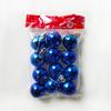 12Pcs /Christmas Balls Christmas Tree Hanging Ornament Plastic Red Green Gold Ball Pendant Christmas Decoration