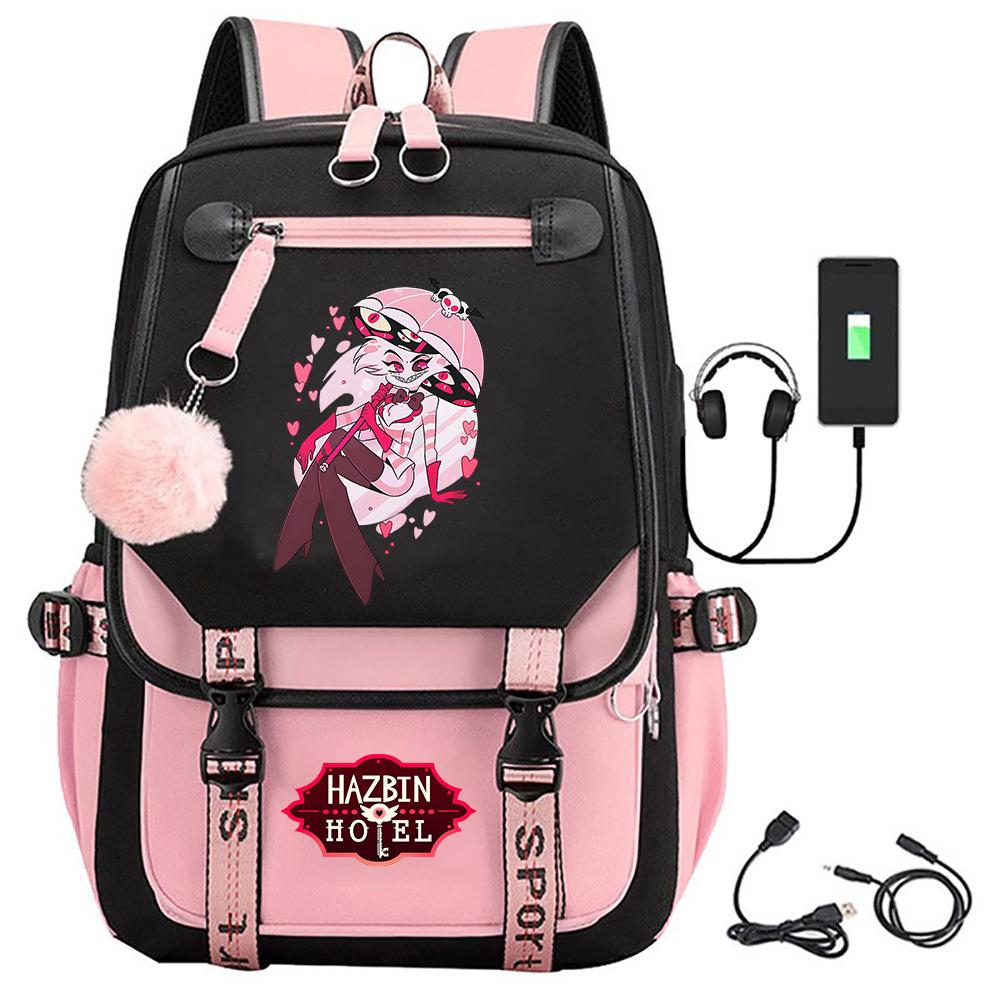 3-delige Schoolrugzakset voor Studenten Grote Capaciteit Oxford Stof Schooltas met Schouderband en Etui one size