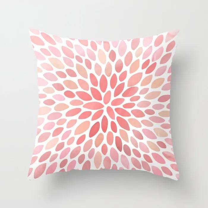 

Декоративная наволочка с геометрическими цветами, украшение для гостиной, офиса, дома 50x50cm