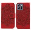 For Motorola Edge 50 5G Case PU Leather Mandala Imprinted Design Wallet Phone Cover